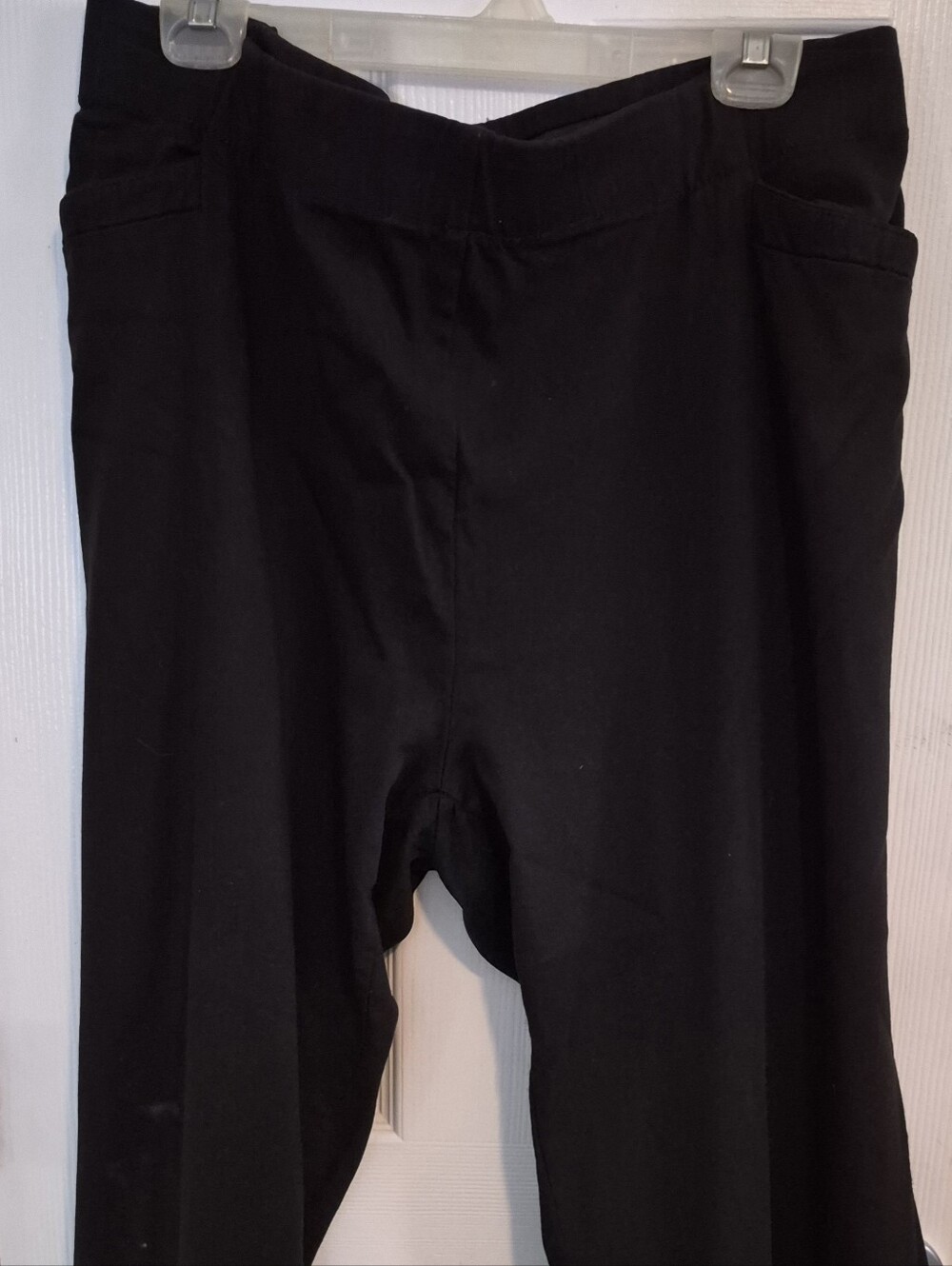 Women's Size 16  Black Stretch Dress Pants